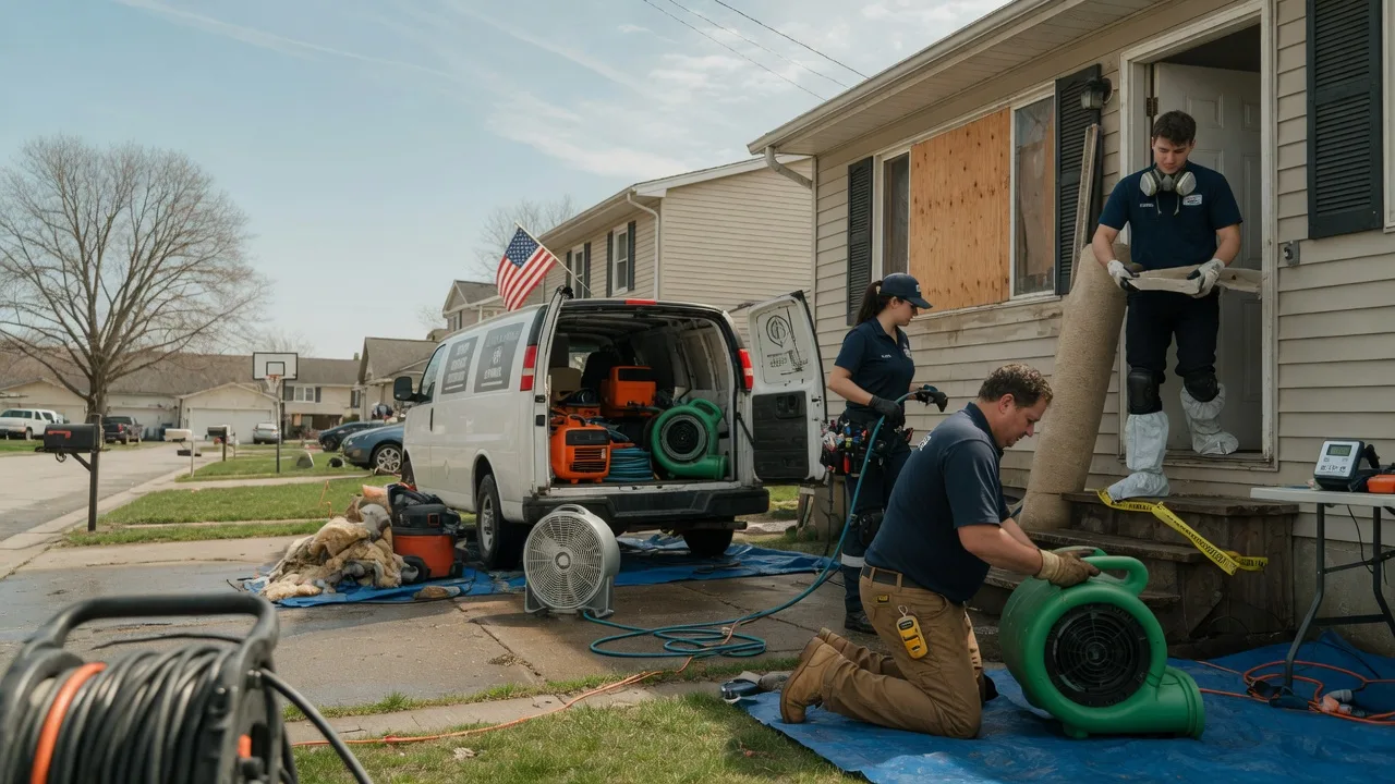 Water Damage Restoration in Zieglerville, PA near me